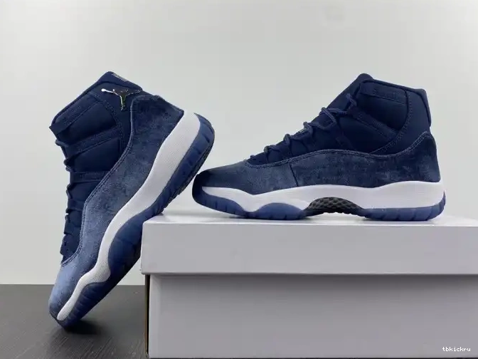 Rep TBK Navy 11 Midnight Air AR0715-441 WMNS Jordan Velvet 0616